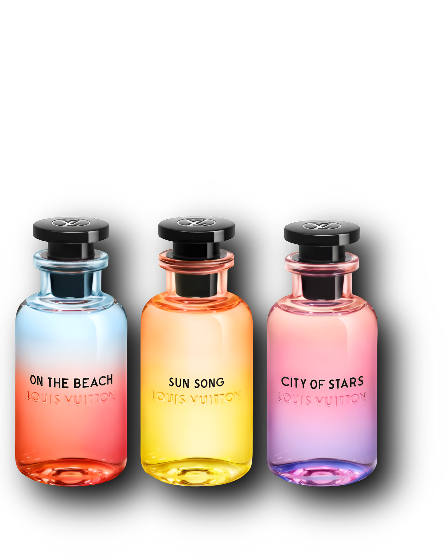 Louis Vuitton Sample Bundle – Sun Song · On The Beach · City of Stars | 3 × 2–10 ml